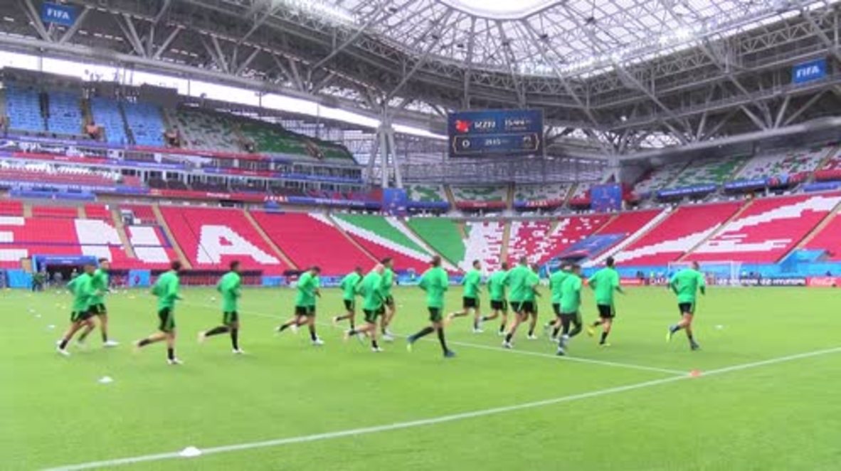 Russia: Socceroos hold final training before France match in Kazan