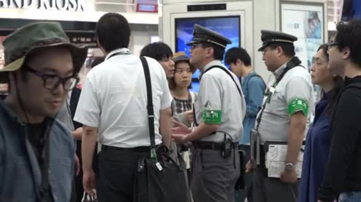 Japan: Commuters stranded after powerful Osaka earthquake