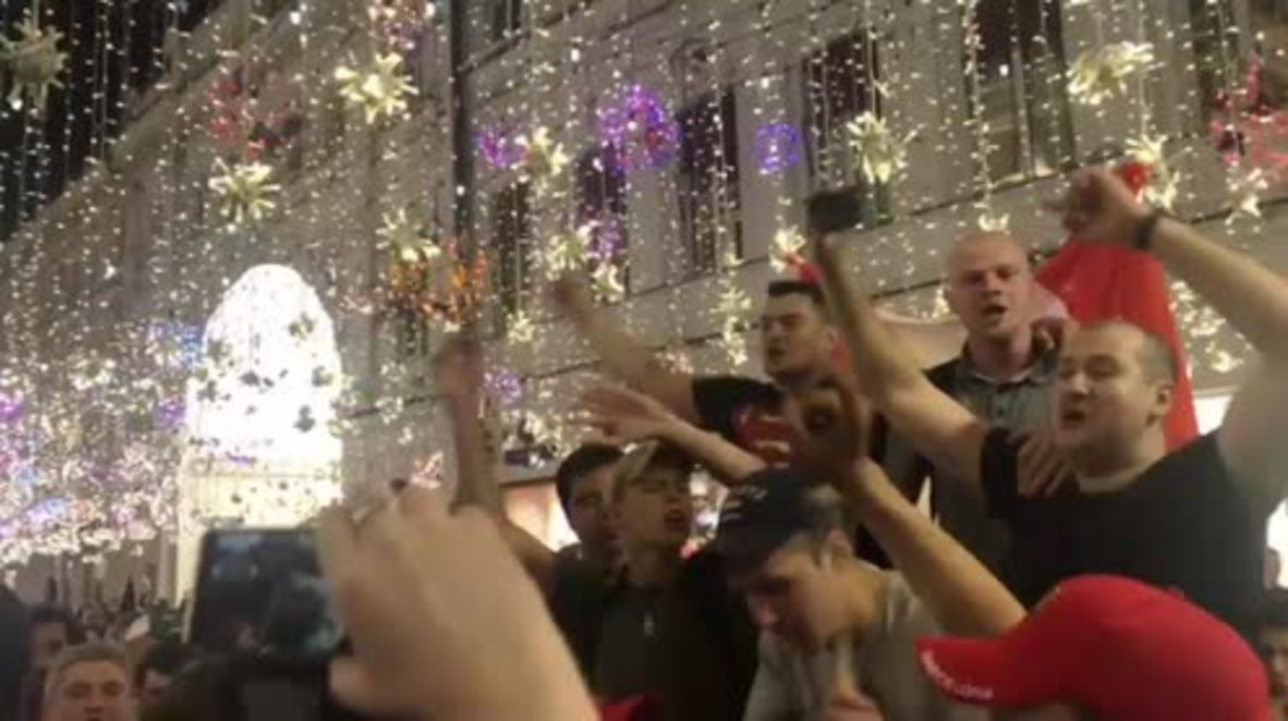 Rusia: La victoria de la selección rusa provoca una fiesta que duró toda la noche en la capital