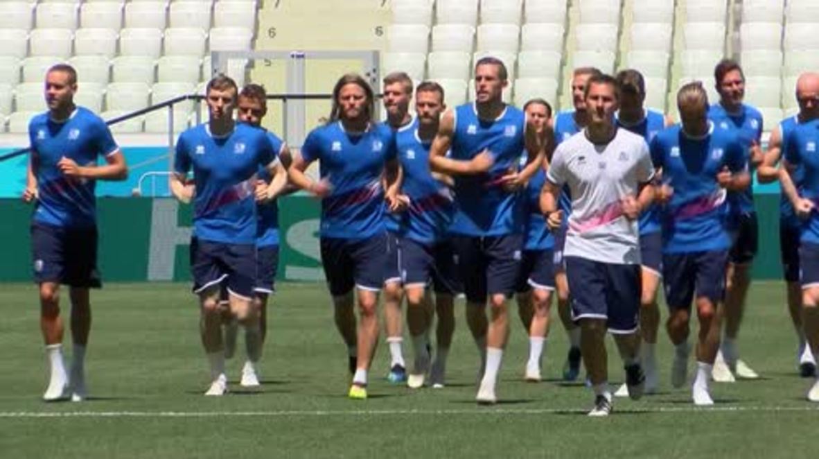 Russia: Iceland prepares ahead of Nigeria match in Volgograd