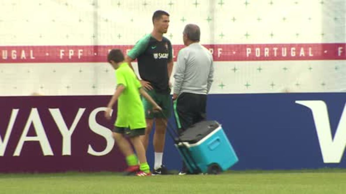 Russia: Ronaldo watches on as Portugal train ahead of Iran clash
