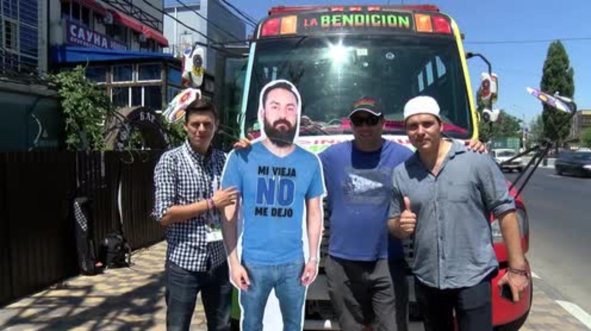 Cardboard cutout of absent Mexican WC fan goes viral