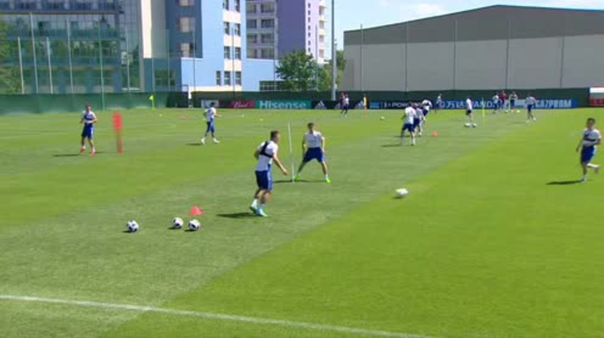 Russia: Russian squad prepares for Uruguay clash