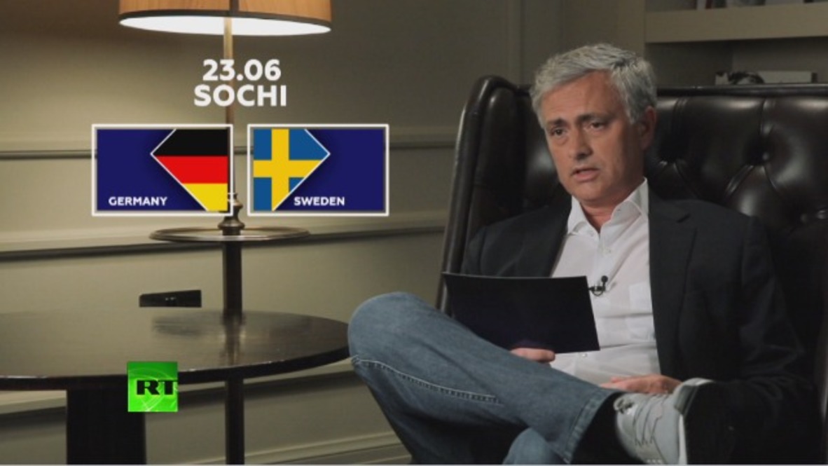 Rusia: "Alemania obtendrá sus tres puntos" - Dice Mourinho sobre el partido Alemania - Suecia