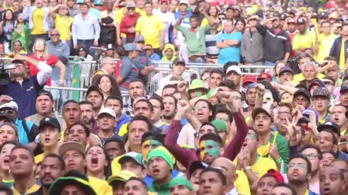 Brazil: Sao Paulo fan zone buzzing with joy as Brazil beat Costa Rica