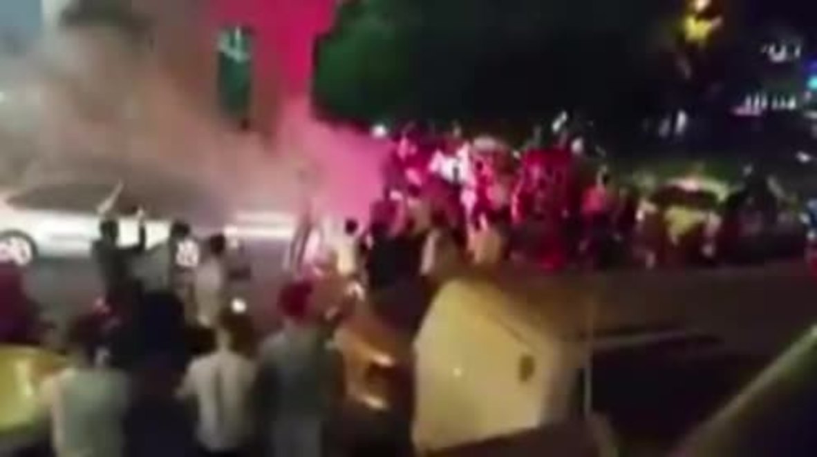 Macedonia: Futbolistas suizos desatan la euforia en Skopje por su celebración haciendo el gesto del águila albanesa
