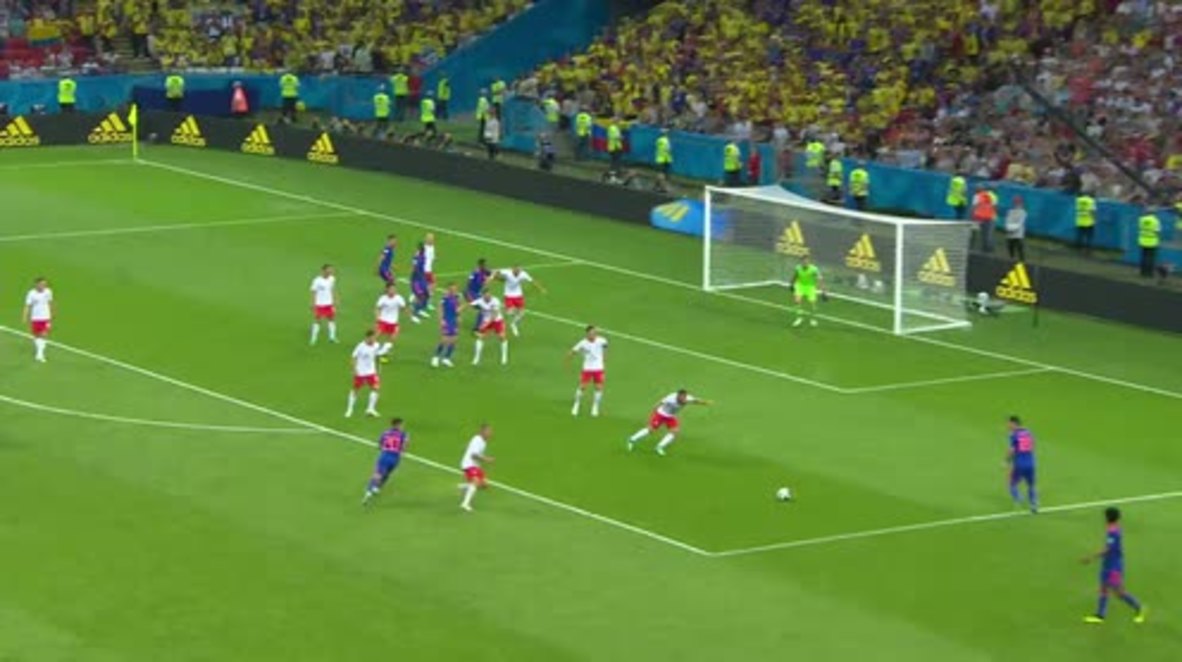 Russia: Poland eliminated by three-goal Colombia in Kazan