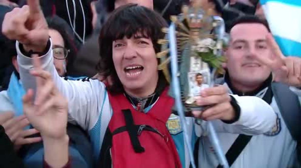 Argentina: Overjoyed Buenos Aires fans celebrate crucial victory over Nigeria