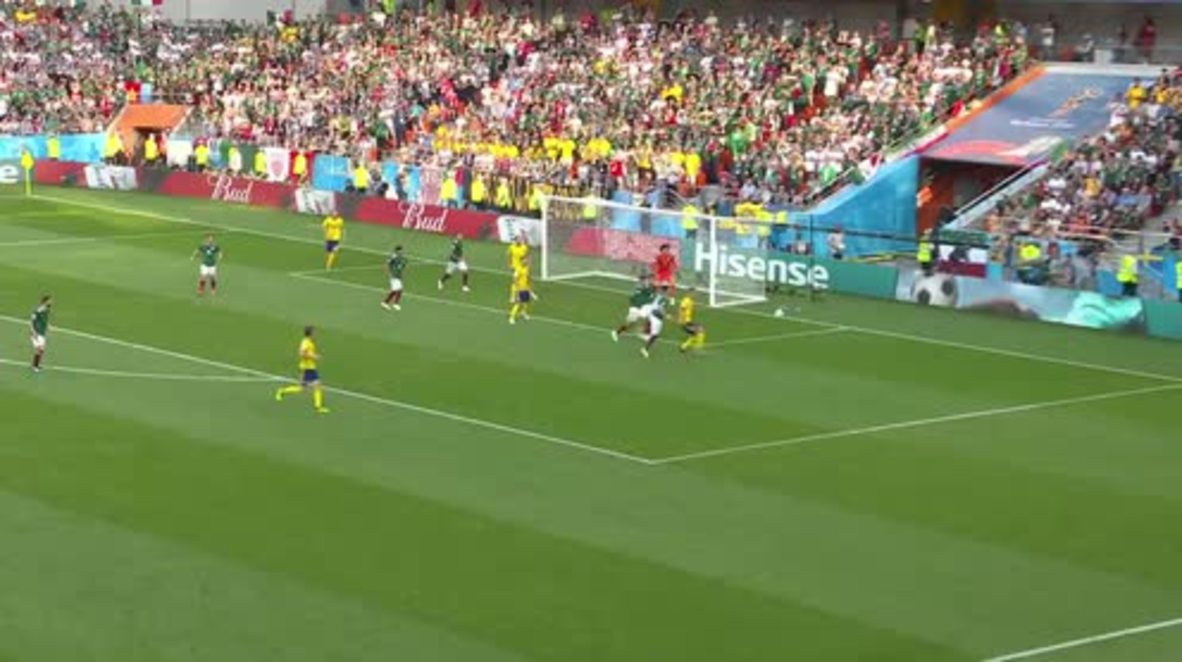Russia: Check out highlights as Sweden humble Mexico with 3-0 win