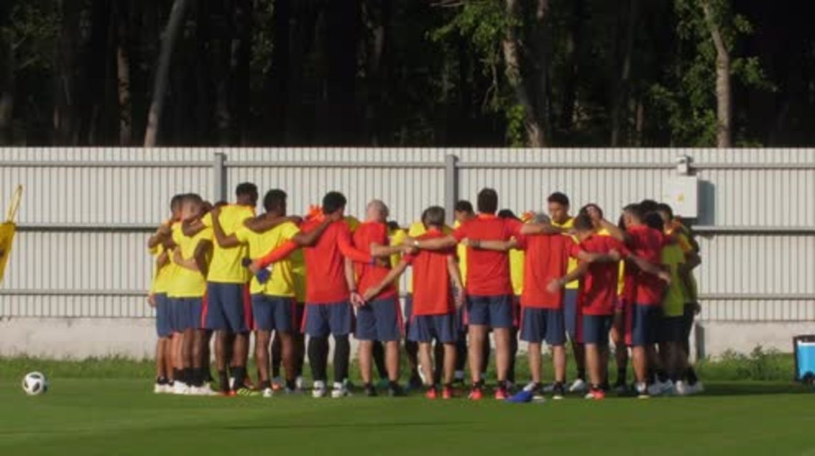 Russia: Colombia trains in Samara ahead of final WC group match against Senegal
