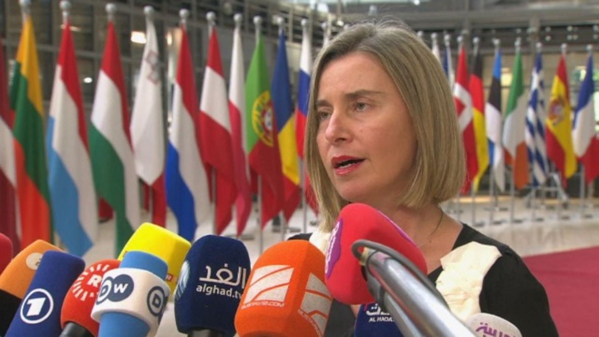 Belgium: Mogherini advises against 'panic' over 'manageable' migration situation