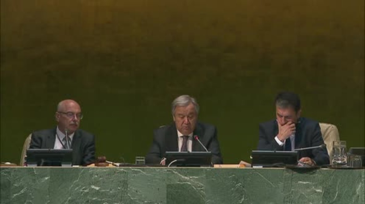 UN: UN Sec Gen says conditions conducive to terrorism must be addressed