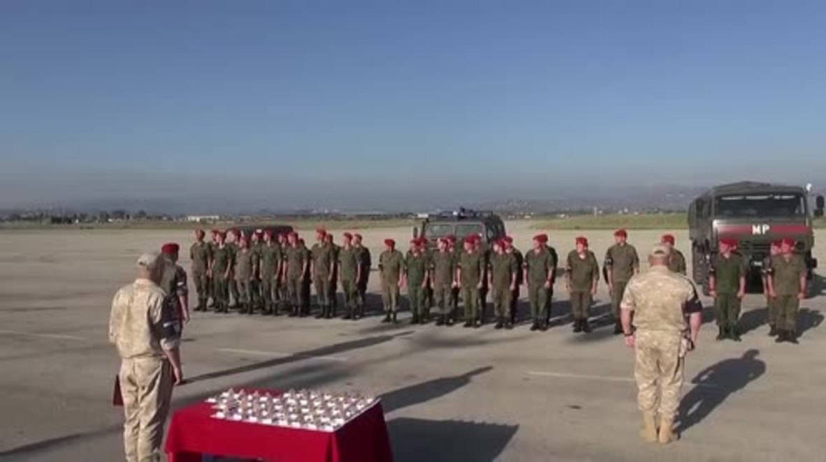 Syria: Russian military unit finishes tour of duty