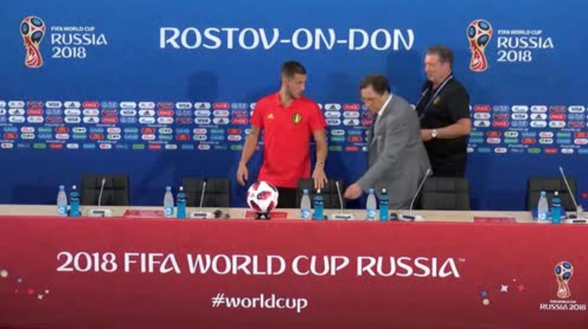 Russia: Belgium must be 'very serious, very focused,' Hazard says ahead of Japan tie