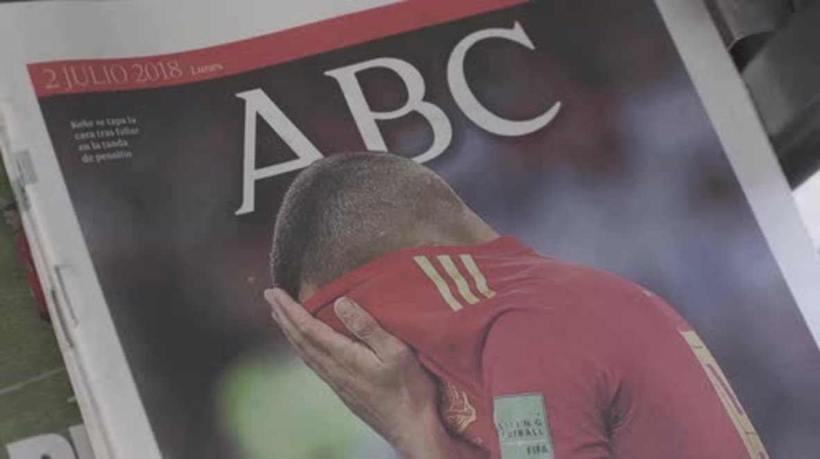 Spain: Fans dispirited as Spain knocked out of World Cup