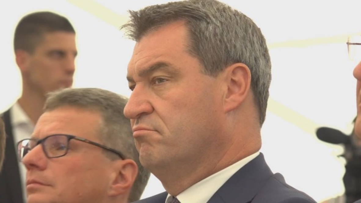 Germany: Minister Pres. Soder attends Bavarian Border Police opening ceremony