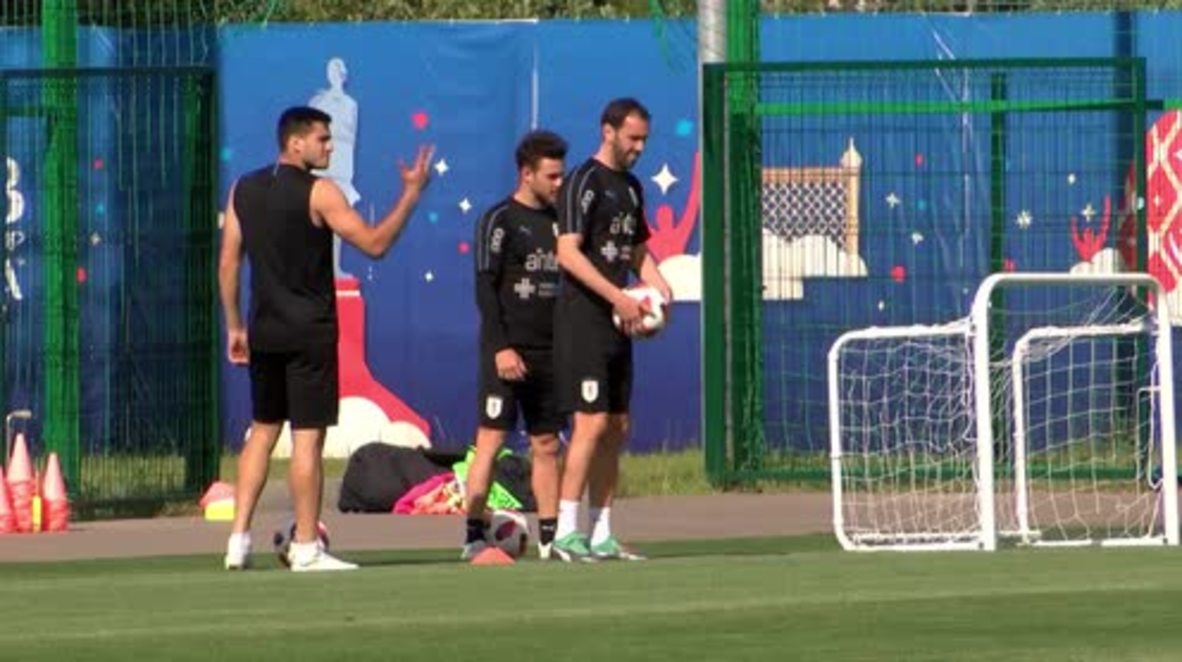 Russia: Uruguay hold final training session ahead of France clash