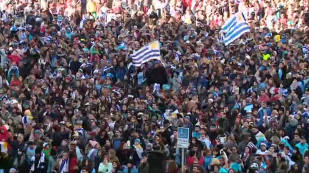 Uruguay: Tears and cheers as La Celeste hand semi-final ticket to France