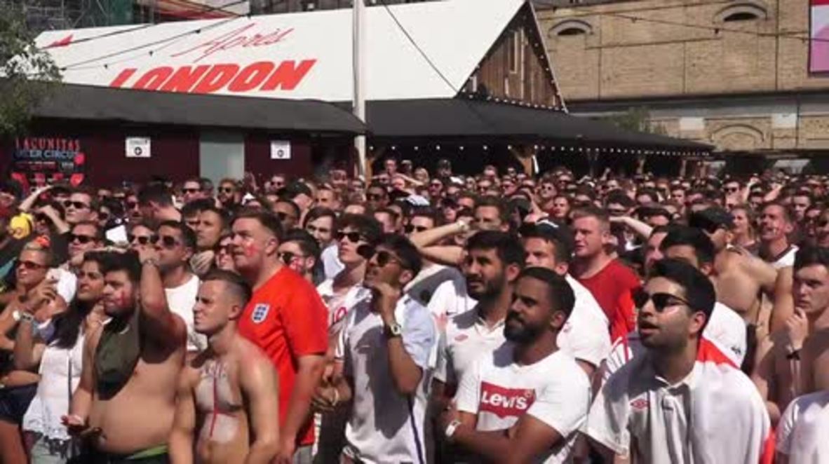 UK: London goes f'ing MENTAL as England score against Sweden
