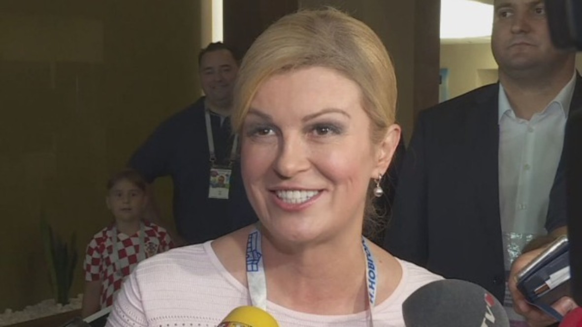 Russia: Croatian President praises security ahead of Russia quarterfinal
