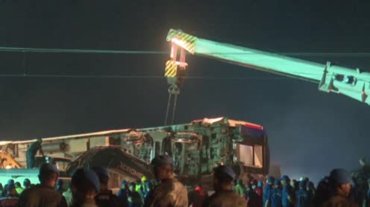 Turquía: Continúan las operaciones de rescate tras el descarrilamiento de un tren cerca de Tekirdag