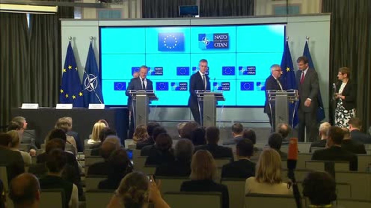 Bélgica: Tusk a Trump: "Respeta a tus aliados, no tienes muchos
