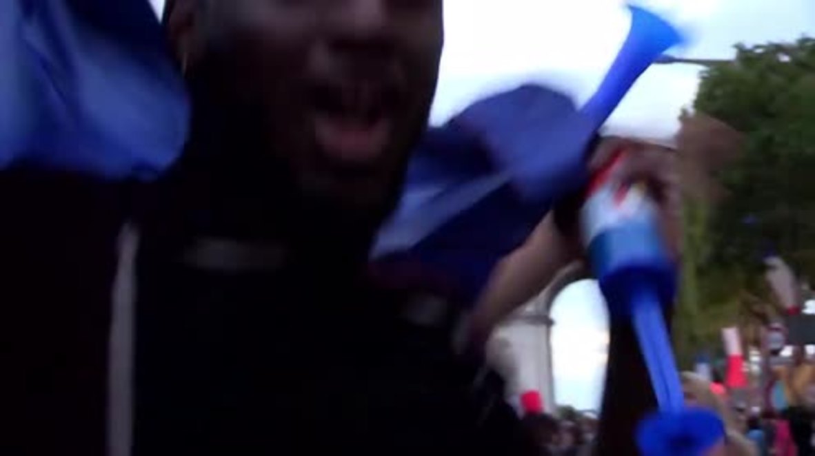 Francia: París celebra la victoria de Francia