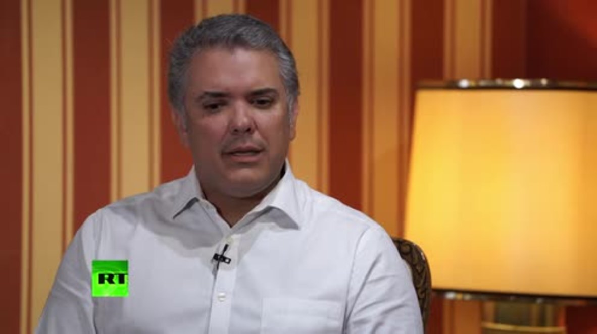 Spain: 'No real peace' - President-elect Ivan Duque on modern-day Colombia *EXCLUSIVE* *PARTNER CONTENT*