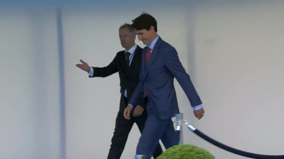 Burned! Trudeau leaves Belgium PM hanging at NATO summit