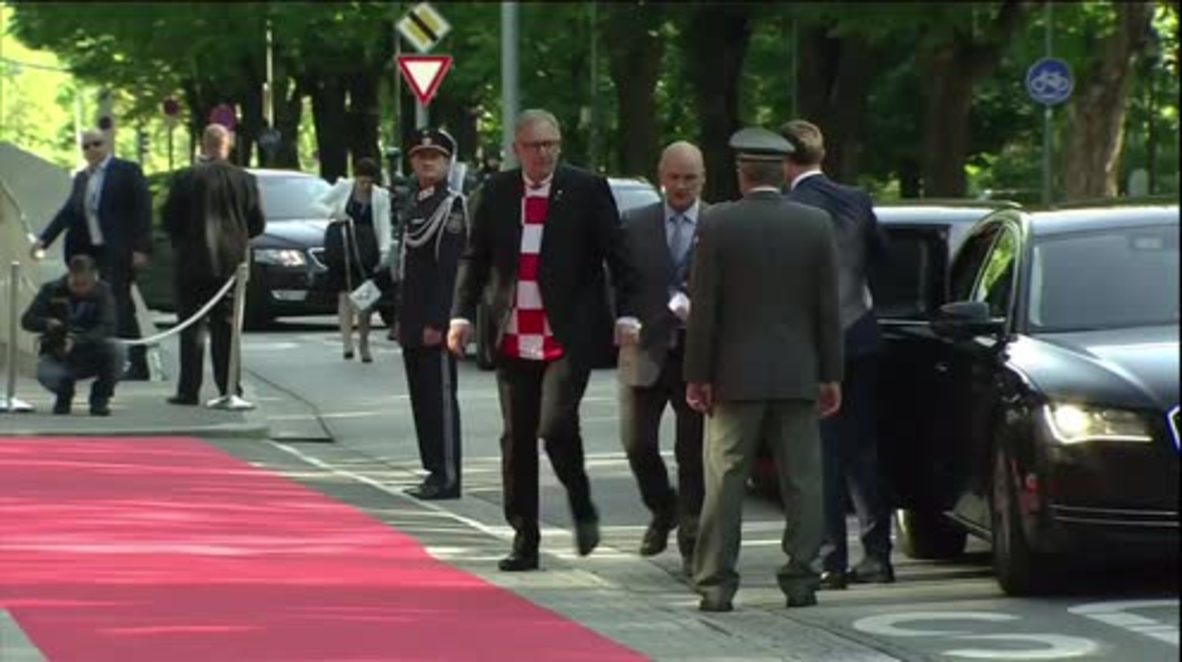 Austria: Croatian interior minister wears national shirt at EU meeting in Innsbruck