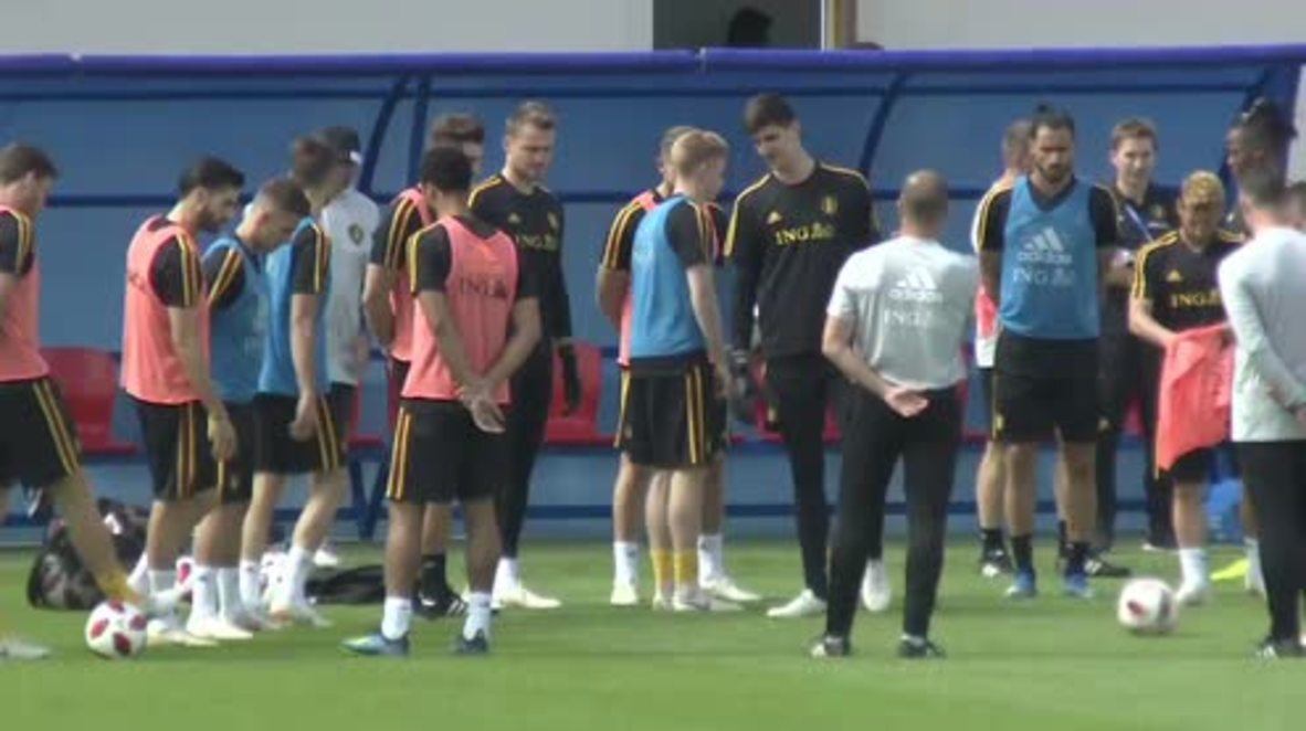 Russia: Belgium hold final training session before third-place decider with England