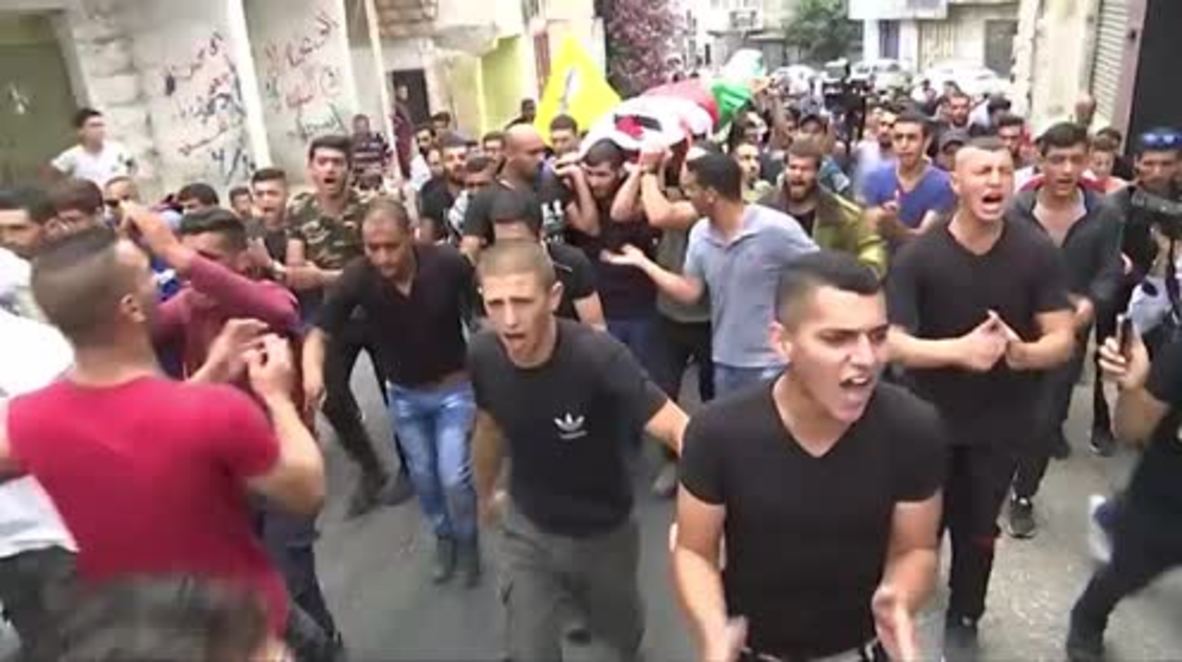State of Palestine: Israeli forces shoot tear gas at mourners in Beit Ummar
