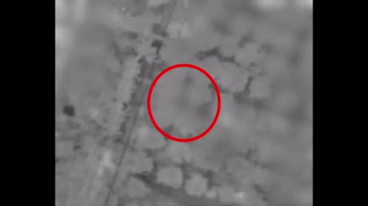 State of Palestine: IDF footage of airstrike on Gaza mortar shell launcher