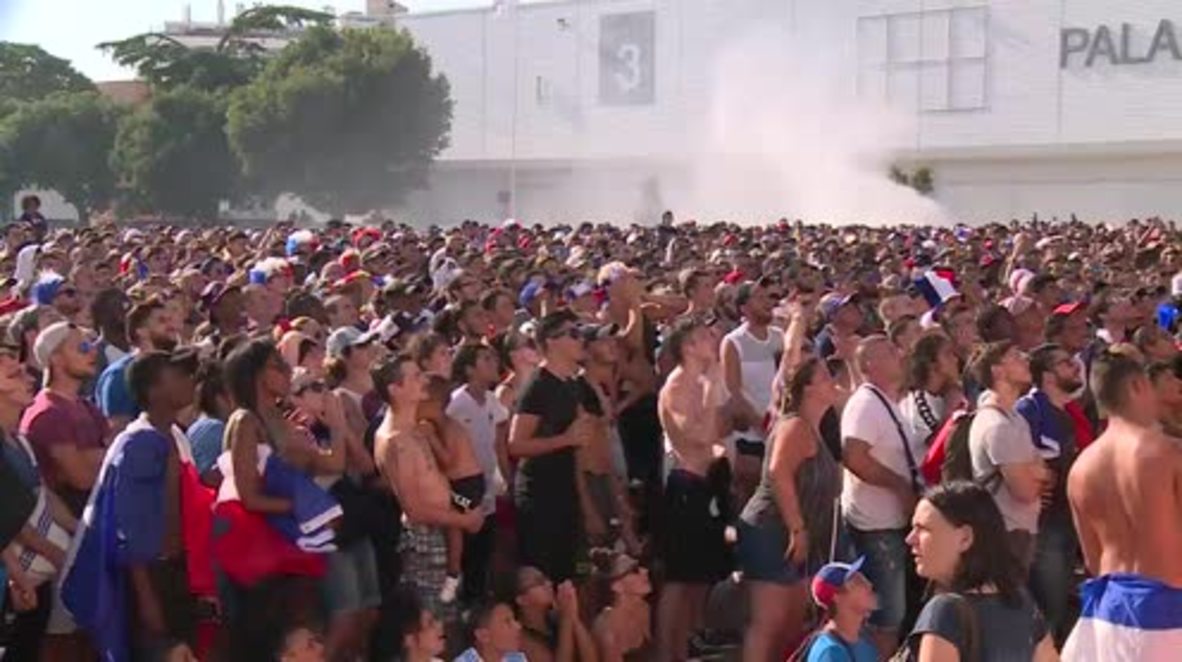 France: Marseille celebrates third French goal in WC final