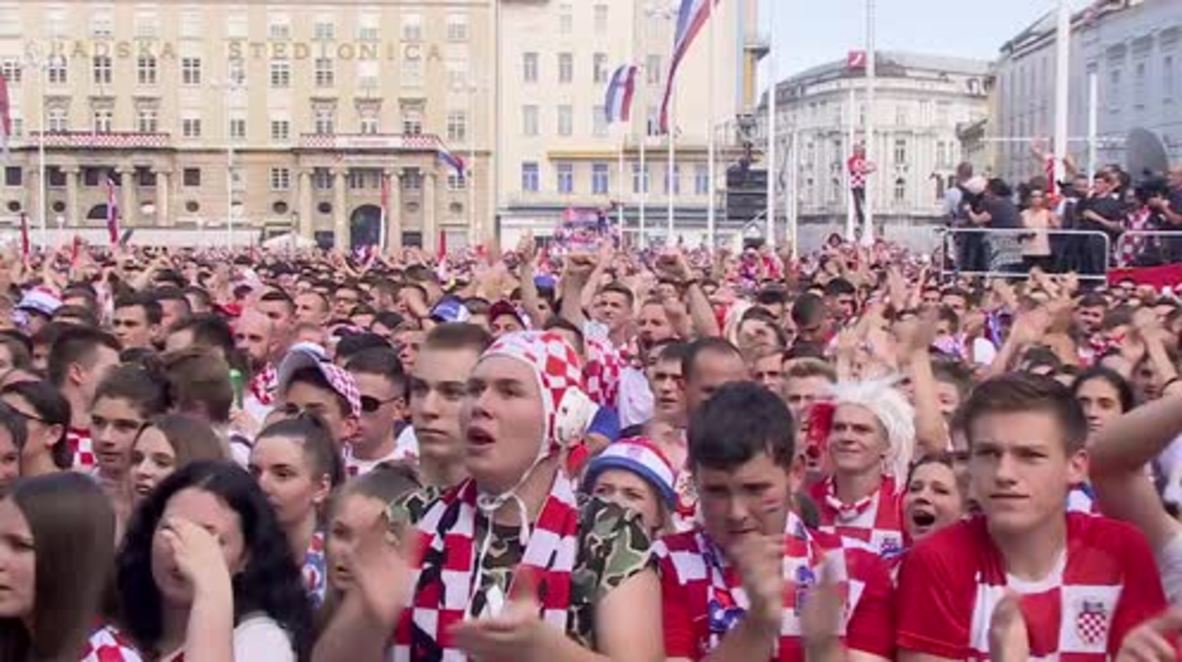 Croatia: Fans praise 'phenomenal' football team despite losing WC title