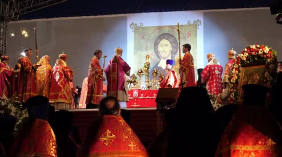 Rusia: Celebran una liturgia en el lugar donde reposan los cadáveres del zar Nicolás II y su familia en el 100 aniversario de su muerte