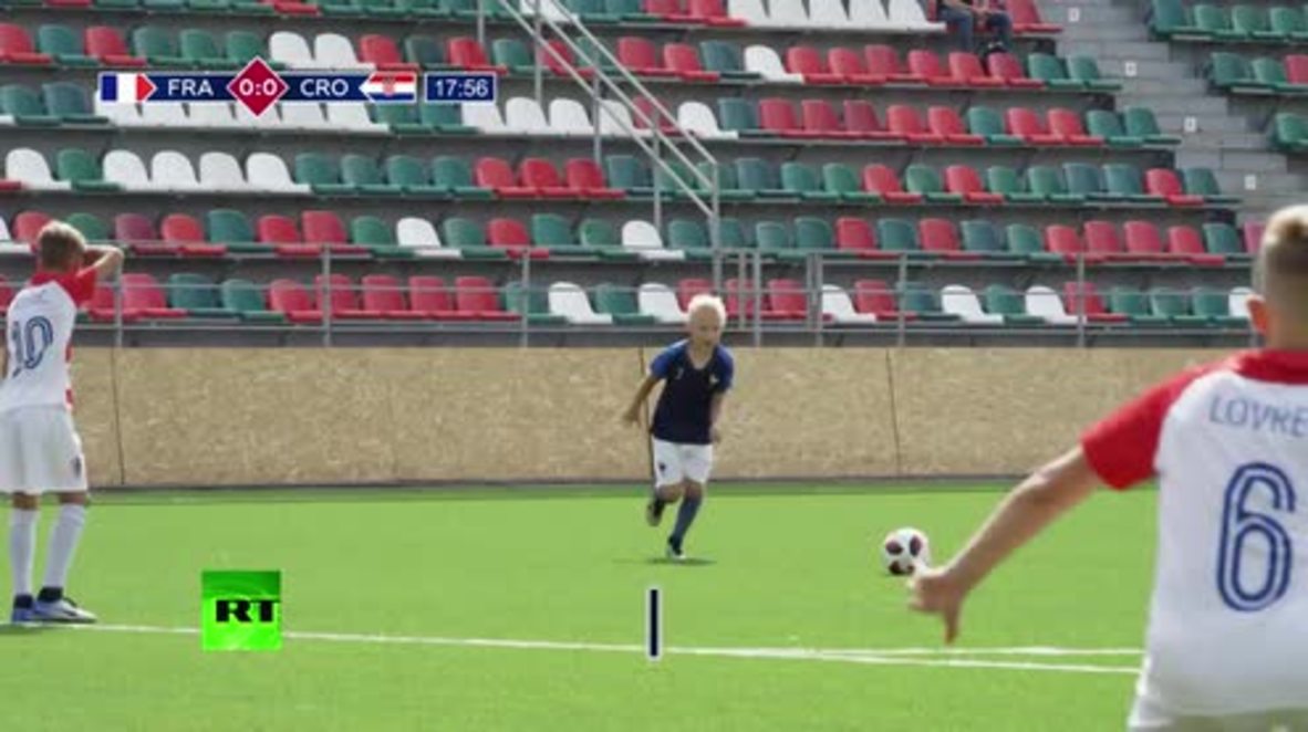 Final flourish! See Russian kids perform perfect re-enactment of WC final *PARTNER CONTENT*