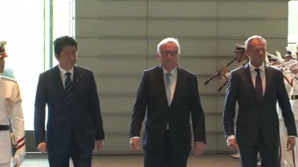 Japan: EU and Japan sign landmark trade deal in Tokyo