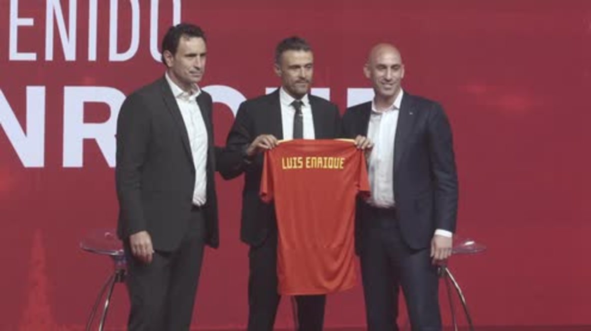 Spain: Luis Enrique unveiled as new Spanish football team head coach