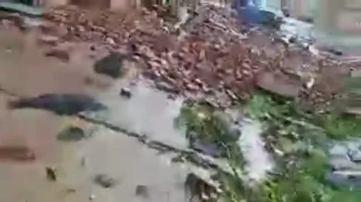 EE.UU.: Un tornado barre Marshalltown destrozando varios edificios