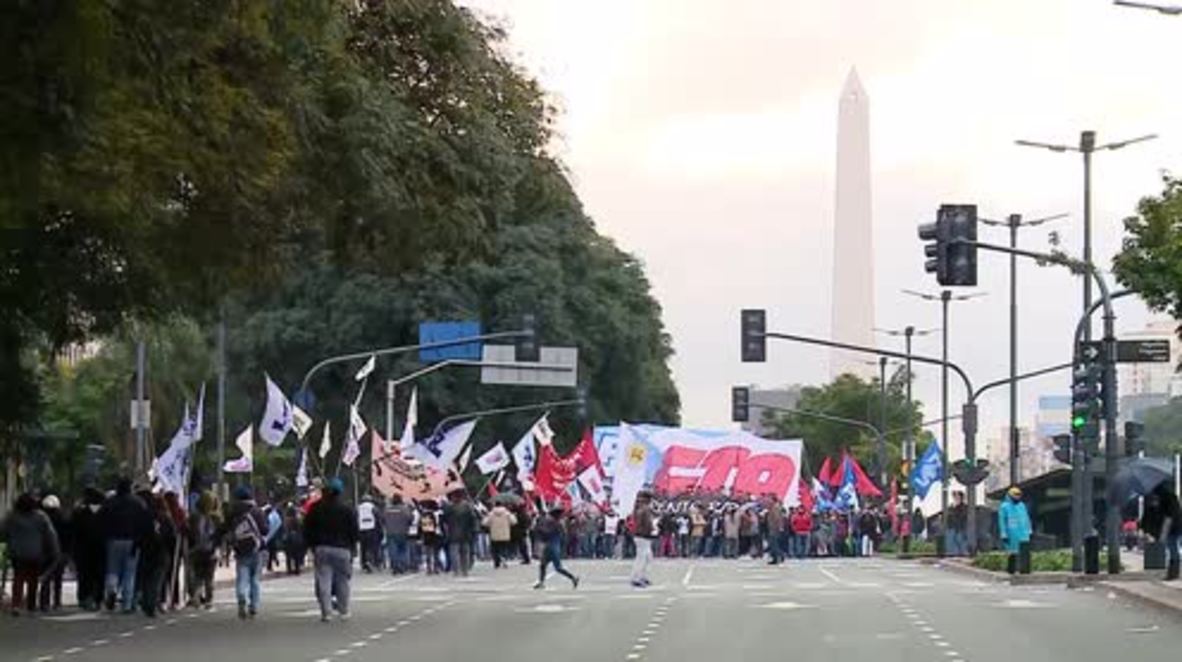 Argentina: Mass rally slams IMF ahead of Buenos Aires G20 Summit