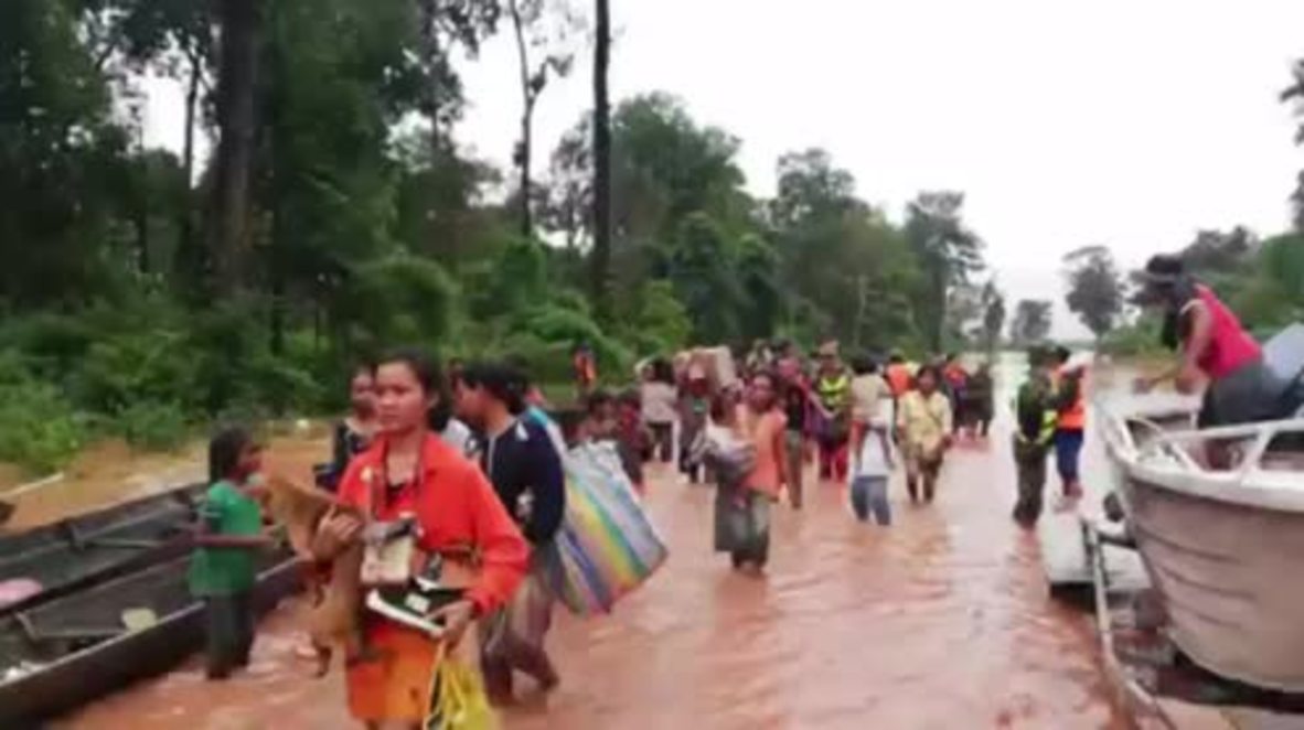 Laos: Evacuations continue as floods devastate Attapeu province