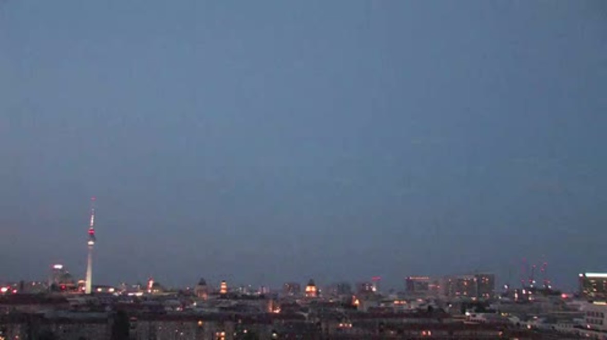 Germany: Blood moon burns bright over Berlin's night sky