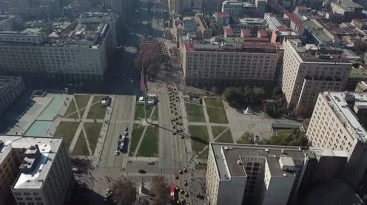 Chile: Santiago taxi drivers protest against ride-hailing apps