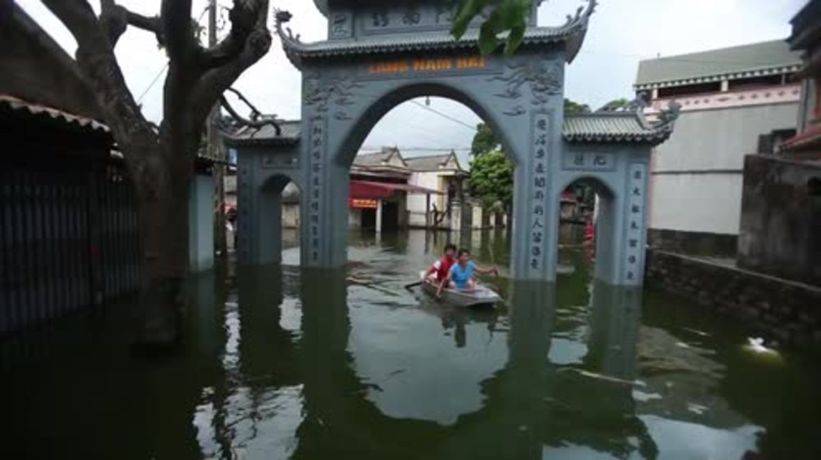 Vietnam: Three killed, thousands evacuated as flooding hits Hanoi suburb