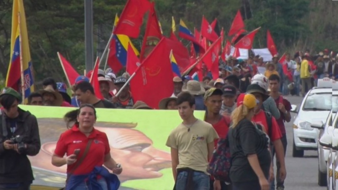 Venezuela: Protesting farmers reach Caracas after nearly 500km march