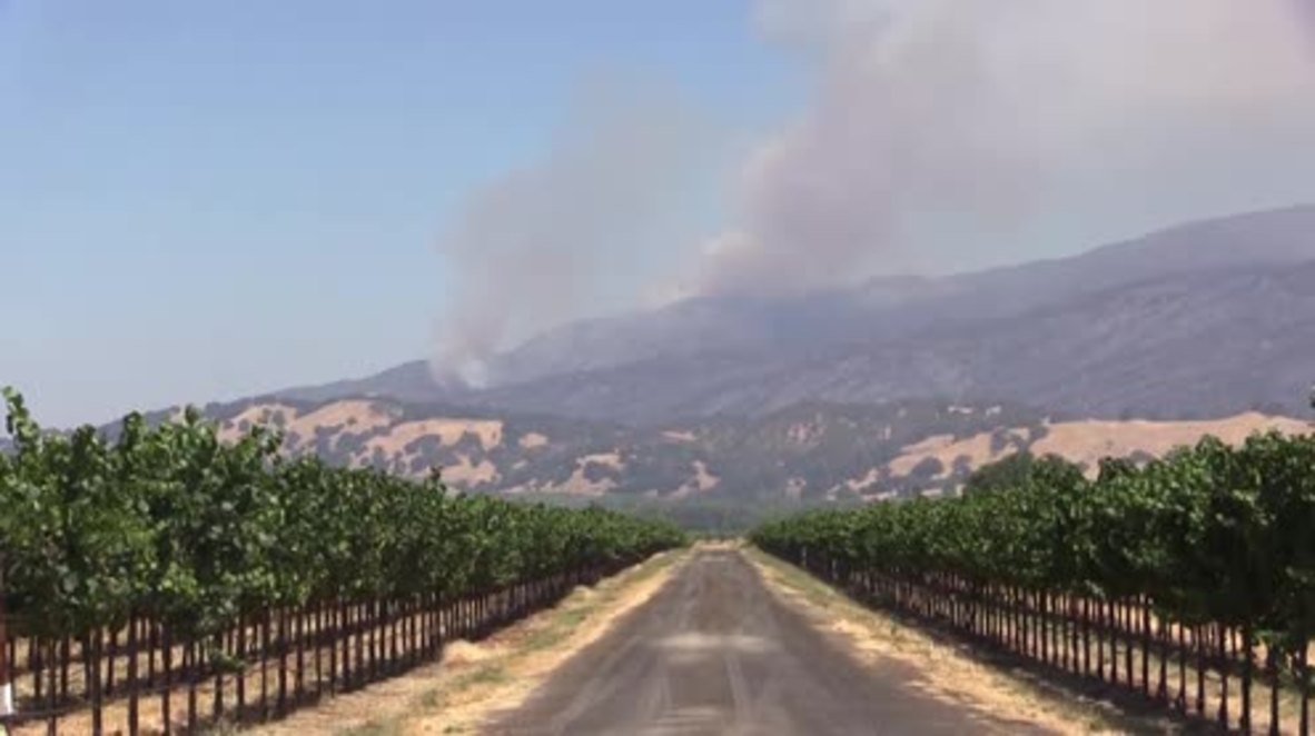 USA: Wildfire spreads across northern California