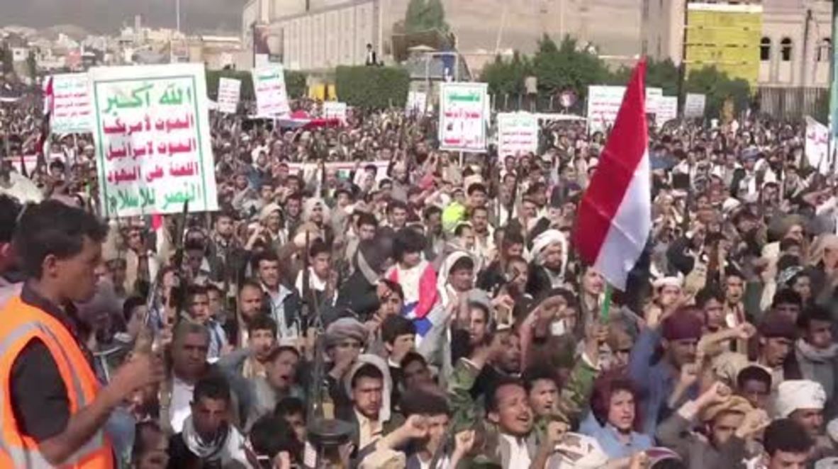 Yemen: Miles de personas protestan en Saná contra la coalición liderada por Arabia Saudí