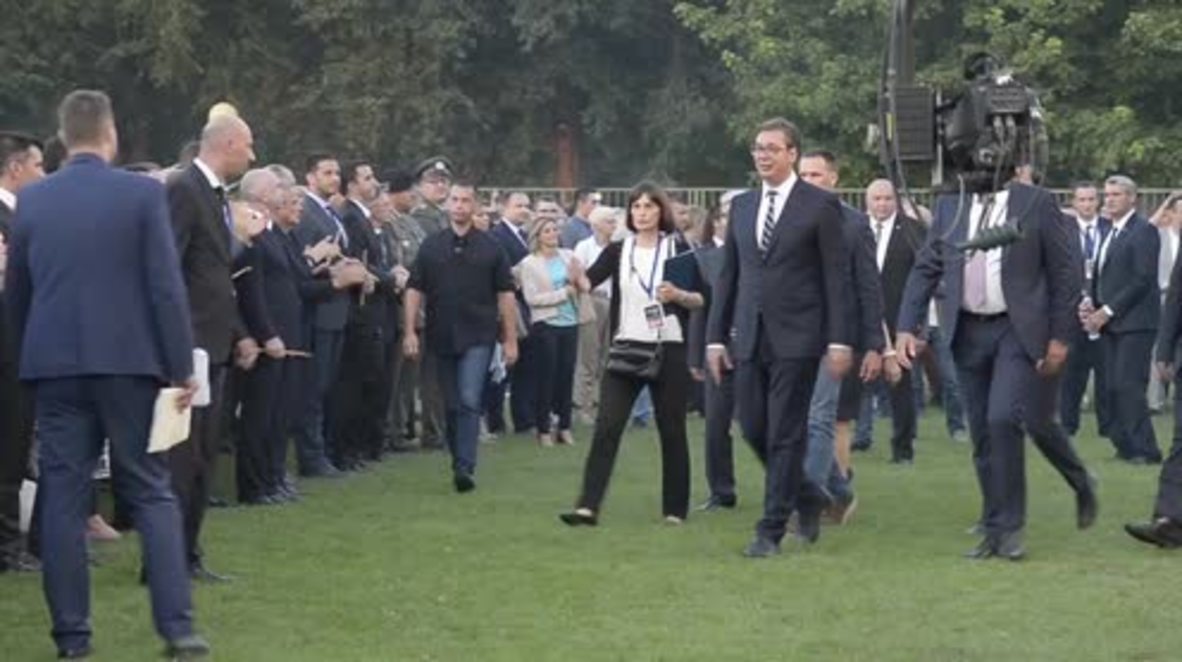 Serbia: Vucic among thousands honouring victims of Croatian 'Operation Storm'