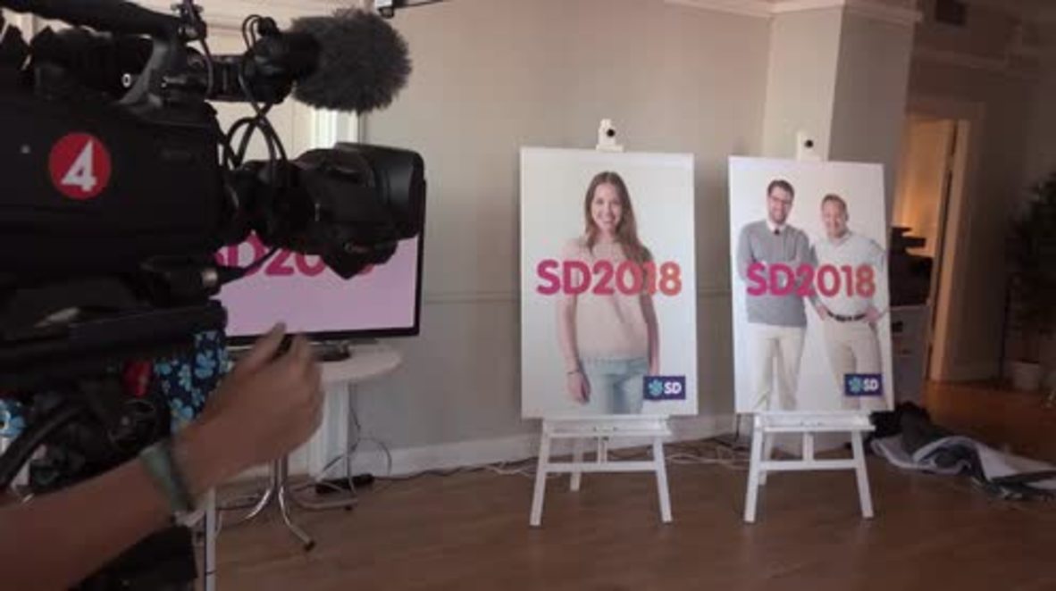 Sweden: Campaign posters unveiled by Sweden Democrats ahead of elections